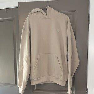 Comfrt Beige Hooded Sweatshirt